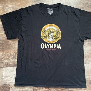 Black Olympia Beer T-Shirt